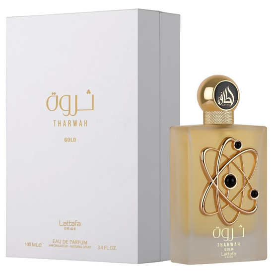 Perfume Lattafa Tharwah Gold Eau de Parfum Feminino 100ML - Original